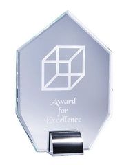 Aspire Heptagon Glass Trophy