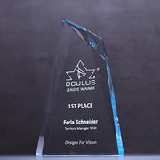 Torgo Acrylic Blue Trophy