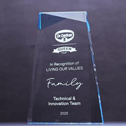 Acrylic Ballast Blue Trophy
