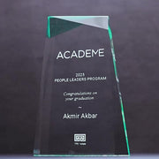 Acrylic Ballast Green Trophy