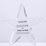 Acrylic Star Colour Trophy