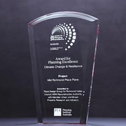 Acrylic Red Solar Trophy