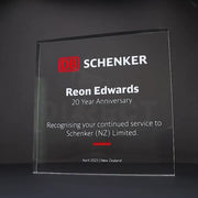 Spectrum Acrylic Square Colour Trophy
