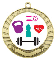 Eco Scroll Fitness Medal