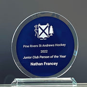 Memory Blue Crystal Trophy