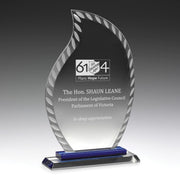 Aqua Glass Trophy