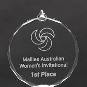 Crystal Round Medal