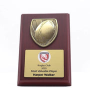 Metnox Rugby Plaque Trophy