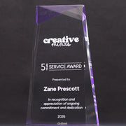 Spire Acrylic Purple Award