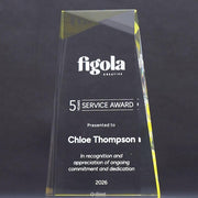 Spire Acrylic Yellow Award