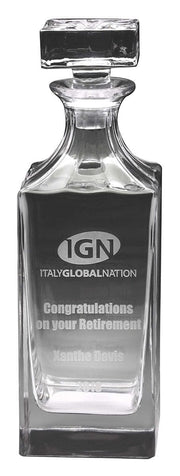 Crystal Whisky Decanter 870ml