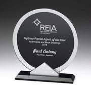 Glass Black Mirror Trophy