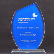 Phoenix Glass Blue Award