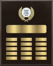 Black Timber Perpetual Plaque