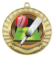 Eco Scroll Cricket Medal