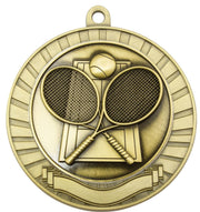 Eco Scroll Tennis Medal