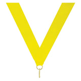 Neon Yellow V Neck Ribbon
