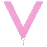 Pink V Neck Ribbon
