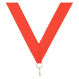 Orange V Neck Ribbon