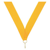 Gold V Neck Ribbon