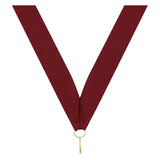 Maroon V Neck Ribbon