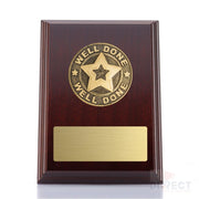 Spartan Well Done Plaque