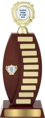 Curved Timber Perpetual Trophy