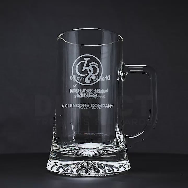 Glass Tankard 500ml with box