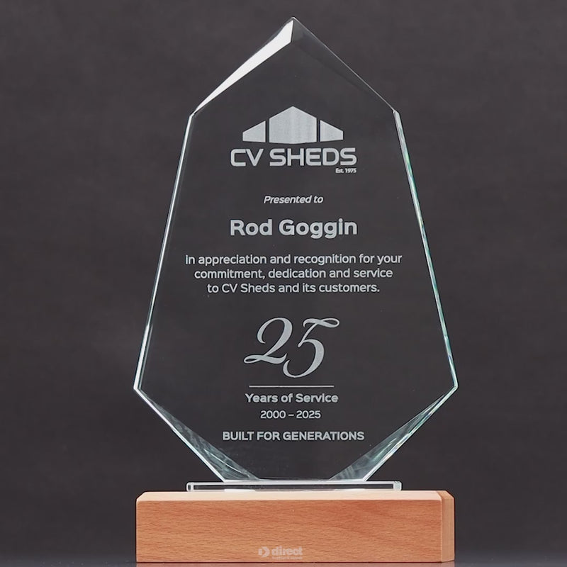 Apex Glass Award - product video