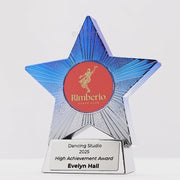 Gemara Dancestar Silver Blue Trophy