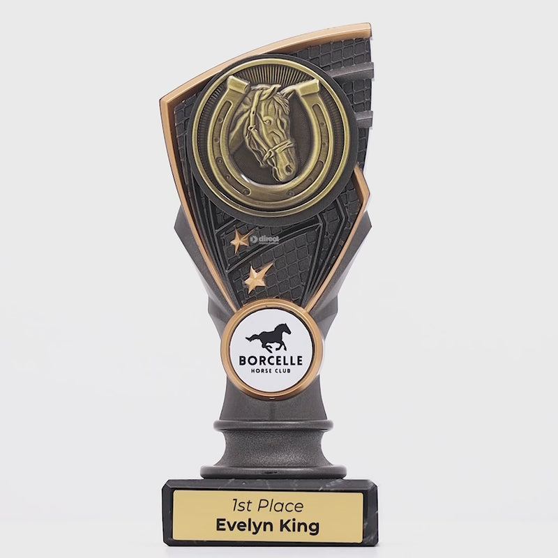 Onyx Mini Horse Trophy - product video
