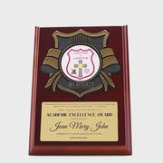 Banner Walnut Trophy Plaque