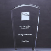 Acrylic Blue Solar Trophy